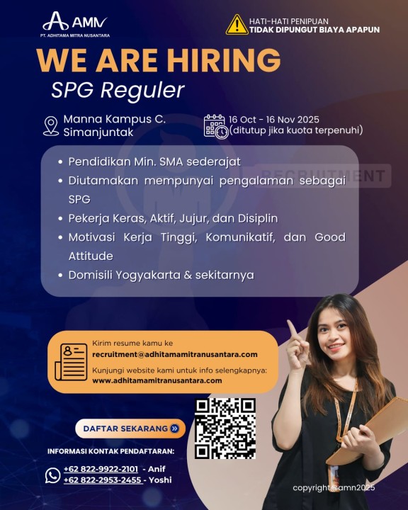 SPG Reguler - Manna Kampus C. Simanjuntak