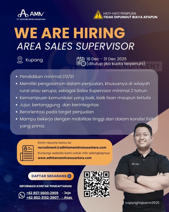 Area Sales Supervisor