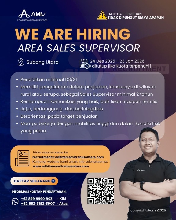 Area Sales Supervisor