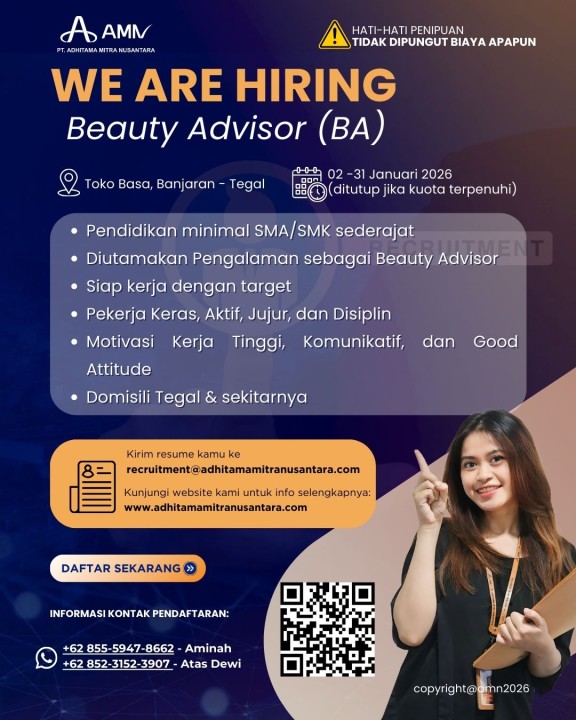 Beauty Advisor (BA)