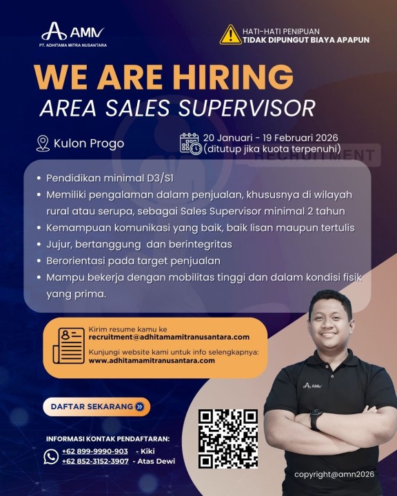 Area Sales Supervisor
