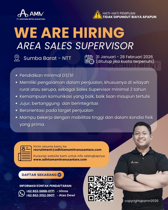 Area Sales Supervisor