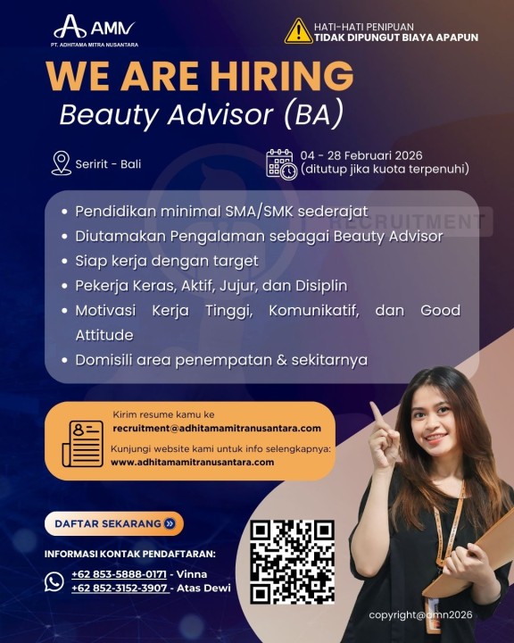 Beauty Advisor (BA)