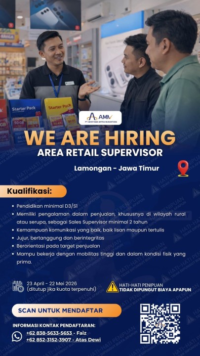 Area Sales Supervisor